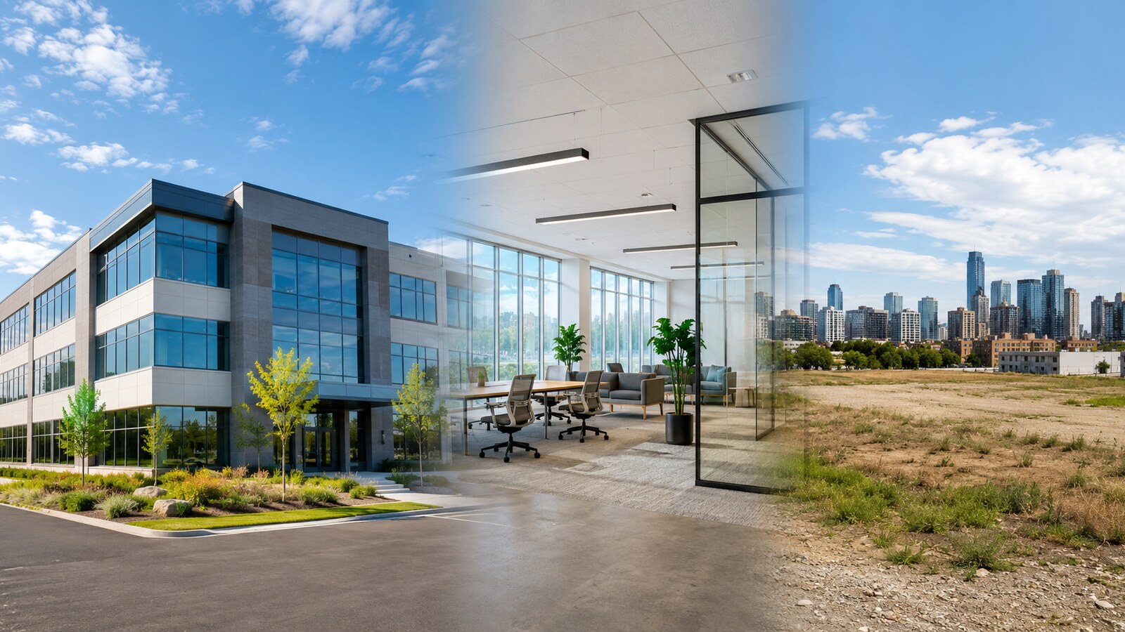 Commercial Office Space and Land Opportunities
